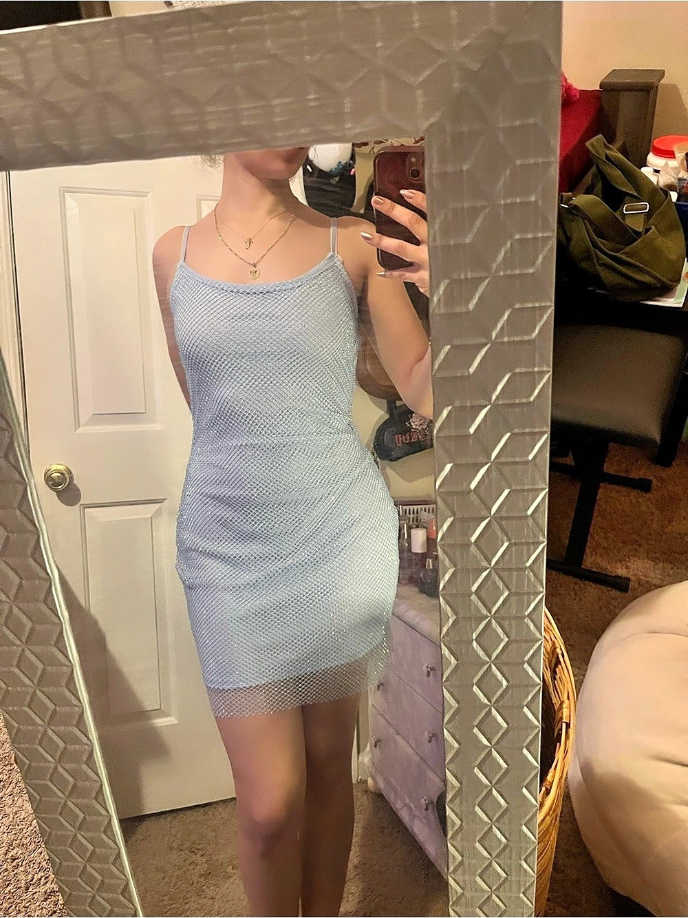 Blue Mini Dress Like New